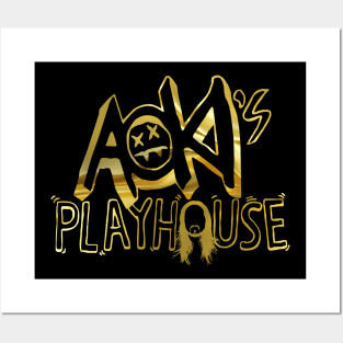 Techno House Music - aokis playhouse gold edition Posters and Art